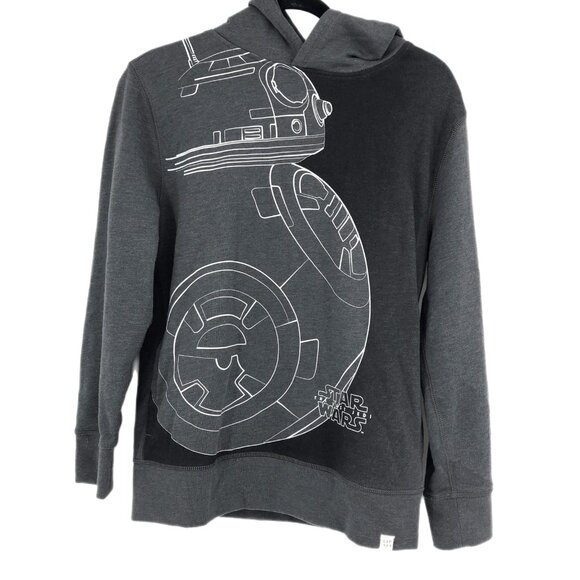 GAP Gray/White Star Wars Graphic Sweatshirt | Boys Size XXL - Picture 1 of 6